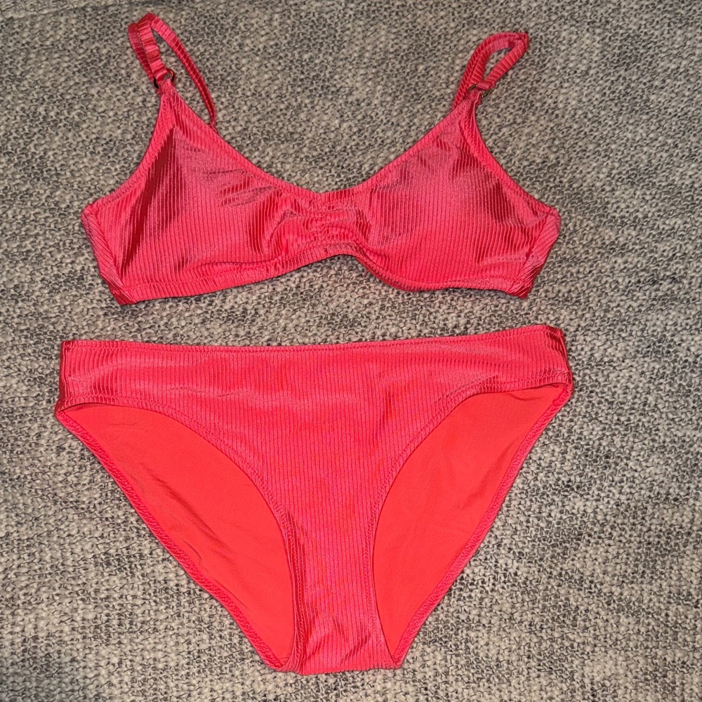 Aerie Bold Red Bikini Set